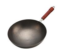 asdchZen Olla De Titanio, Olla Antiadherente, Olla Redonda para Cocinar Forjada A Mano, Utensilios De Cocina Domésticos Sin Recubrimiento Y Sin Óxido (A 32 Cm)