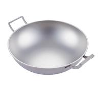 asdchZen Olla De Titanio, Wok De Doble Oreja para Cocinar En El Hogar, Olla Antiadherente, Olla Sin Recubrimiento, Wok Doméstico Ligero, Utensilios De Cocina (A 32 Cm)