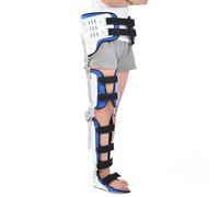 asdchZen Ortesis Ortopédica De Cadera con Bisagras Ajustables para Cadera, Rodilla, Tobillo Y Pie, con Botas para Caminar para Equipo De Rehabilitación De Fracturas De Cadera, Izquierda Y Derecha.
