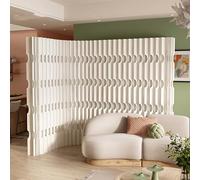 asdchZen Paper Folding Retractable Room Divider,Folding Privacy Screen,Foldable Windbreak Screen,Creative Home Furnishings