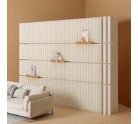 asdchZen Paper Portable Room Dividers,Indoor Paper Folding Privacy Screens with Storage Shelves,Freely Retractable Paper Screen Partition with Storage Function,Suitable For Variou,H78.7In-59In