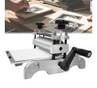 asdchZen Prensa De Grabado Manual De Sobremesa, Máquina De Impresión Ajustable con Rodillo Metálico para Impresiones Artísticas Nítidas, 31 X 17 Cm.