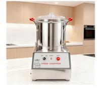 asdchZen Procesador De Alimentos Comercial, Picadora De Alimentos De Acero Inoxidable, Picadora Eléctrica De Verduras, para Chiles, Zanahorias, Ajo, Cebollas, 7L, 7L