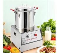 asdchZen Procesador De Alimentos Comercial, Picadora Eléctrica De Verduras Y Carne De Acero Inoxidable, Picadora Multifuncional para Verduras, Frutas Y Carne, 10L, 5L