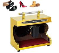 asdchZen Pulidora Automática De Calzado, Pulidora Eléctrica con Mango, para Uso Doméstico Y Comercial, 1400 RPM para Un Cuidado Eficiente del Cuero, Color Dorado.