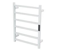 asdchZen Radiador Toallero Eléctrico, Toallero Eléctrico De Pared, Radiador Tipo Escalera para Baño, Barra Toallera Eléctrica para Baño (Cableado).