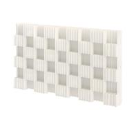 asdchZen Room Dividers Folding Room Partition, Paper Privacy Divider No Assembly Required, For Studio Home Business,White-6.56~9.84Xx9.18Ft,White-6.56~9.84Xx9.18Ft