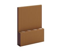 asdchZen Room Dividers Indoor Screen Partition with Storage Shelves, Folding Room Divider, Office Partition Paper Panel Privacy Screen, Sturdy,Brown-600~700X35X200Cm,Brown-600~700X35X200Cm
