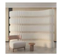 asdchZen Room Dividers Kraft Paper Privacy Divider, Lightweight Livingroom Temporary Wall and Room Partition, Not Easily Deformed,White-3X2M/9.84X6.56Ft,White-3X2M/9.84X6.56Ft