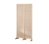 asdchZen Room Dividers Panels, 150Cm Foldable Partition Screen Room Divider,Room Blocking Panels,Bamboo Weaving Freestanding Room Screen,Suitable For Offices,Bedrooms,Living Rooms,One Color-150X100Cm