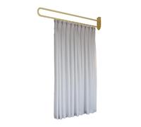 asdchZen Room Dividers Panels, 1Pcs Beauty Salon Partition Curtain,Room Divider Curtain with U-Shaped Support Rod,Privacy Screen Room Divider,For Beauty Salon,Fitting Room,Grey-W,Grey-W 3.5