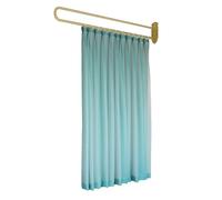 asdchZen Room Dividers Panels, 1Pcs Beauty Salon Partition Curtain,Room Divider Curtain with U-Shaped Support Rod,Privacy Screen Room Divider,For Beauty Salon,Fitting Room,Dark Gr,Dark Green-200Cm