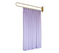 asdchZen Room Dividers Panels, 1Pcs Beauty Salon Partition Curtain,Room Divider Curtain with U-Shaped Support Rod,Privacy Screen Room Divider,For Beauty Salon,Fitting Room,Purple-,Purple-200Cm