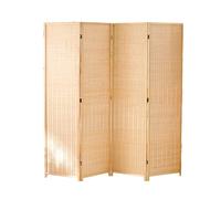 asdchZen Room Dividers Panels, Bamboo Weaving Partition Screen Room Divider,Indoor Room Partition Panels,Foldable Privacy Screen,Suitable For Offices,Bedrooms,Living Rooms,Hotels,One Color-150X200Cm