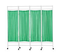 asdchZen Room Dividers Panels, Hospital Privacy Screen,3/4 Panel Folding Screen Room Divider,Freestanding Movable Stainless Steel Screen,For Emergency Rooms,Wards,Beauty Salons,20,200X180Cm