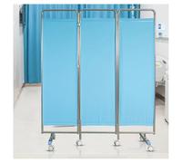 asdchZen Room Dividers Panels, Hospital Privacy Screen,Hospital Screen Curtains,3/4 Panel Mobile Screen,For Emergency Rooms,Wards,Beauty Salons,Clinics,150X180Cm,150X180Cm