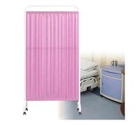 asdchZen Room Dividers Panels, Hospital Privacy Screen,Movable Room Partition with Universal Wheels,Foldable and Freely Splicable Screen,For Emergency Rooms Wards Beauty Salons olor 1-2-Panel