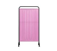 asdchZen Room Dividers Panels, Hospital Privacy Screen,Movable Room Partition with Wheels,Iron Foldable Sliding Screen,Save Space,For Emergency Rooms Wards Beauty Salons Clinics,C,Color 1-4-Panel
