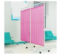 asdchZen Room Dividers Panels, Hospital Privacy Screen,Removable Room Divider with Mobile Pulleys,Folding Screen For Office Restaurant Beauty Salon Hospital,Color 1-3-Panel,Color 1-3-Panel