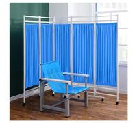 asdchZen Room Dividers Panels, Steel Hospital Privacy Screen Curtain with Wheels,5 Panel Detachable Foldable Privacy Curtain,For Emergency Room,Ward,Beauty Salon