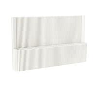 asdchZen Room Dividers Paper Room Separator with Storage Rack, Modern Folding Screen and Home Privacy Divider, Not Easily Deformed,White-7X1.8M/22.96X5.9Ft,White-7X1.8M/22.96X5.9Ft