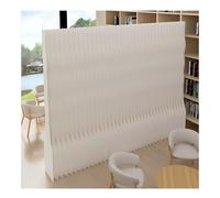 asdchZen Room Dividers Portable Room Divider Panel, Kraft Paper Room Partition and Privacy Divider No Assembly Required, For Office Leisure Area,White-3X2.4M/9.84X7.87Ft,White-3X2.4M/9.84X7.87Ft