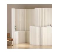 asdchZen Room Partition Folding Paper Room Divider,DIY Deformable Privacy Screen Room Divider Wall Multipurpose Decoration Accent For Home Office Dressing Room Salon,White-5.9X9.8,White-5.9X9.84Ft