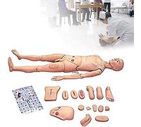 asdchZen Simulador De Atención Al Paciente con Maniquí Anatómico Humano Multifuncional para Enfermería, Tamaño Real, para Formación Médica En Enfermería.