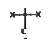 asdchZen Soporte para Dos Monitores, Brazo Articulado De Aluminio con Movimiento Completo, Soporte De Altura Ajustable para 2 Monitores, Compatible con Monitores De 13 A 27 Pulgadas.