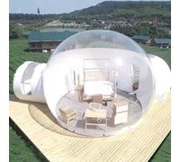 asdchZen Tienda de campaña inflable transparente con burbujas que incluye inodoro para camping, observación de estrellas, kit de reparación de 2 sopladores (4 m)