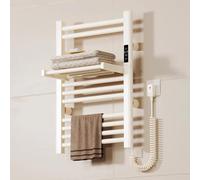 asdchZen Toallero Eléctrico con Calefacción Y Pantalla Táctil Led, Plegable, para Almacenamiento En Baño Y Lavandería. Right Line A