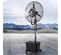 asdchZen Ventilador De Pie/Torre con Nebulización Oscilante, Humidificador De Niebla Refrescante, Ventilador Silencioso De Atomización De Iones Negativos para El Hogar Y La Oficina, 80 Cm