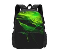 ASDCTYTKO Bolsa Glow In The Dark Pattern Mochila para estudiantes Glow Dark Brillant Fantasy Festival