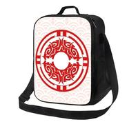 ASDCTYTKO Bolsa térmica de comida con el logo de la secta Gusu Lan para la caja Bento de Camping al aire libre para el festival de viajes de campamento al aire libre Wei Wuxian