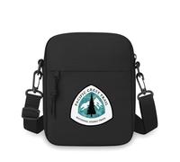ASDCTYTKO Cresta de sendero de árboles de montaña Escénico Bolsa bandolera para hombres Hombre de un solo hombro Dibujos animados Dibujos animados Impresión de película Unisexfestival regalo