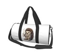 ASDCTYTKO Erizo cansado Bolsa de deporte grande Bolsa de deporte Bolsa impermeable de viaje Bolsos de viaje Bolsa de fitness regalo para el festival