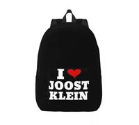 ASDCTYTKO I Love Joost Klein Mochila de moda 2024 con mochila de bolsillo para el instituto para hombres, portátil para mujeres y bolso de hombro para el festival