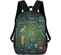 ASDCTYTKO Mochila de preguntas de matemáticas - Mochila portátil ultra ligera para viajes de trabajo para hombres y mujeres Regalo de festival de cuadernos de 16 pulgadas