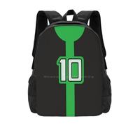 ASDCTYTKO Mochila de vestimenta Omniverse para estudiantes Bolsa de viaje para portátil escolar Dibujos animados Omnitrix Ben10 Tennyson Plumber Force regalo