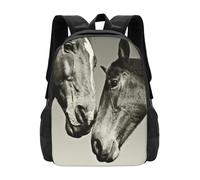 ASDCTYTKO Mochila escolar de Amaryllis Farm Equine Rescue Mochila de moda Horse Rebel Kristina Gale Animal Equine Rescue regalo para el festival