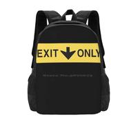 ASDCTYTKO Mochila solo de salida Mochila Bolsas de moda Salida solo de mi vida Relación soltera sin amor Earth UK regalo de festival