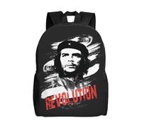 ASDCTYTKO Mochilas personalizadas de la Revolución Che Guevara Hombres Mujer Mochila básica para la universidad, Escuela Cuba, Socialismo cubano, Bolsas de libertad regalo para el festival