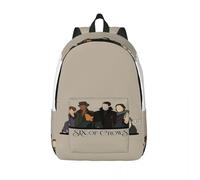 ASDCTYTKO Six Of Crows Mochila sencilla y elegante Mochila de lona Mochila de viaje regalo para festival