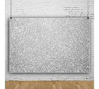 ASDCXZ Fondo fotográfico con Purpurina 3x2 m, Fondo de Pared fotográfico con Lentejuelas Plateadas Brillantes, Fondo de Caja de Fotos de Vinilo para Bodas, cumpleaños, transmisión en Vivo, sesión de
