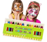 Asddage 16 colores de maquillaje de Halloween, maquillaje infantil, lápices de colores para teatro, maquillaje de carnaval para niños, niñas, pintura corporal, ideal para fiestas, Pascua