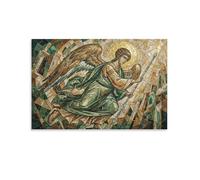 ASDFGHJKLZA Arcángel Rafael Cuadro En Lienzo Sin Marco Arte De Pared Moderno HD Lienzo Decorativo Para Salón, Dormitorio, Casa, Pasillo Decoracion, Regalo 16x24inch(40x60cm)