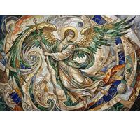 ASDFGHJKLZA Arcángel Rafael Cuadro En Lienzo Sin Marco Moderno HD Póster Arte De Pared Para Salón, Dormitorio, Pasillo, Oficina Decoracion, Regalo 16x24inch(40x60cm)