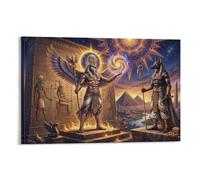 ASDFGHJKLZA Isis Egipcia Lienzo Cuadros Decorativos Decoracion Pared Salon Arte Estilo Templo 20x30inch(50x75cm)