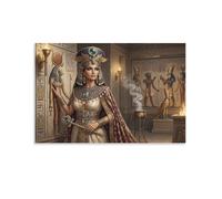 ASDFGHJKLZA Isis Egipcia Lienzo Cuadros Lienzos Decorativos Decoracion Pared Salon Diosa Antigua Figura Femenina 20x30inch(50x75cm)