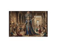 ASDFGHJKLZA Isis Egipcia Lienzo Cuadros Lienzos Decorativos Mitología Decoracion Pared Salon 20x30inch(50x75cm)